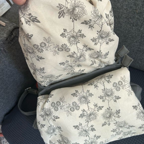 Vegan leather backpack, like new - Picture 3 of 16